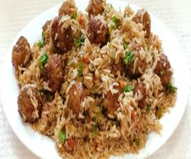 Veg Monchurian Biriyani
